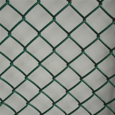 China O PVC revestiu 6 o rolo Diamond Wire Mesh Fence do pé 2.5mm Sportsfield 2*20m à venda