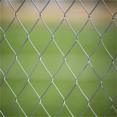 China Baixo campo do aço carbono 4.0mm Diamond Wire Mesh Fence For Baskball à venda