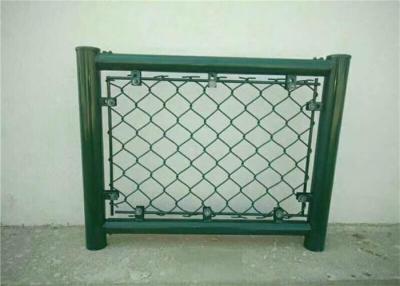 China Gemakkelijk Geassembleerde Flexibele 4m Diamond Chain Link Fencing Te koop