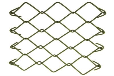 China PVC Coating Twisted Barb 3 feets Diamond Wire Mesh Fence for sale