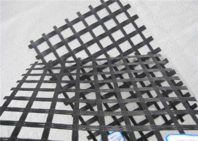 China Crack Control Bitumen Coated Self Adhesive Reinforcement Geogrid 100x5.95m for sale