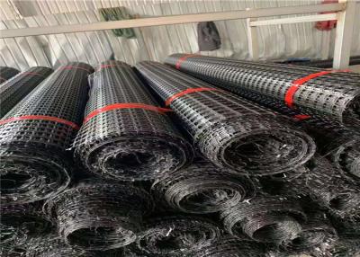 China Basalt Mesh Fiberglass Geogrid 8m Width 100m Length for sale