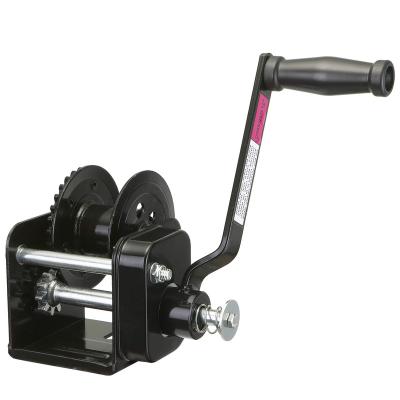 China High Quality BOAT Hand 600lbs Winch Auto Brake for sale