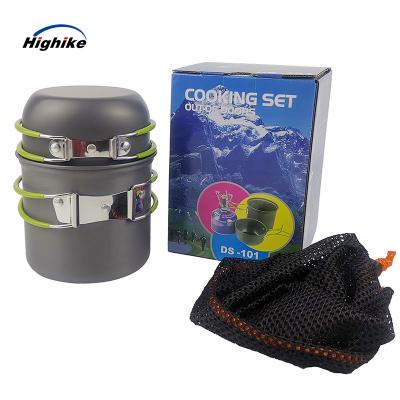 China Highike Amazone DS-101 1-2 Lightweight Hot Selling Outdoor Portable Picnic Camping People Cookware for sale