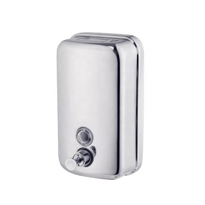 China Dual Soap Dispenser Metal Pump Metal Soap Dispenser Stainless Steel Liquid Soap Dispenser for sale