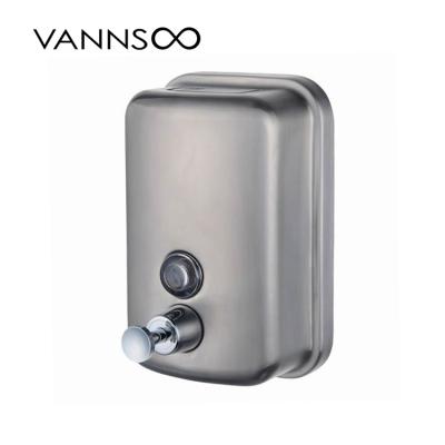 China VANNSOO Anti-Corrosion Factory Brushed Nickel Solid Soap Dispenser Pump Soap Dispenser for sale