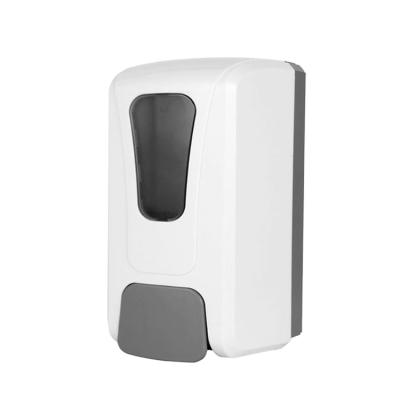 China Foam Plastic Wall Hanging Foam Soap Dispenser 1200ml ABS Plastic Electric Soap Dispenser Hotel Refillable Soap Dispenser for sale