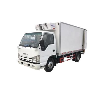 China White refrigerated transport freezer food truck for transporting frozen food with high quality small refrigerated truck for sale