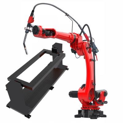 China Metal Welding 6 Axis MIG MAG TIG CO2 Welding Machine Intelligent CNC Controlled Automatic Industrial Welding Robot for sale