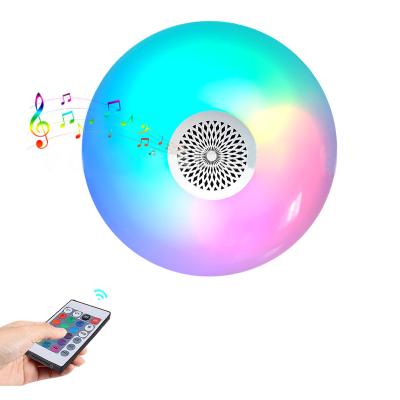 China Hot sale Bt/music/lighting Amazon LED RGB color changing smart music colorful LED light bulb BT bulb compatible for sale