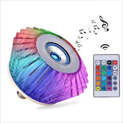 China Bluetooth/music/product bluetooth stereo music lighting led crystal bulb light with music remote wireless ball steep light for sale