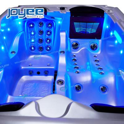 China JOYEE 2-3 Person Family Economy Modern American Balboa Place Mini Small Small Waterfall Whirlpool Spa Acrylic Led Hot Tub Spa for sale