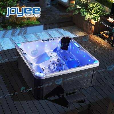 China JOYEE eco-friendly material hot sale cheap price door drop in ground outdoor spa hot tub electric control balboa piscina 5 person outdoor spa for sale