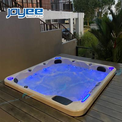 China JOYEE 5 Person Adults Hot Sale Whirlpool Spa Ozone Hot Tub Garden Material Eco-friendly Muebles Outdoor Hot Tub for sale