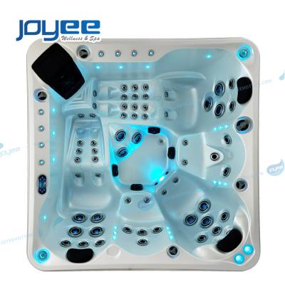 China JOYEE Modern Luxury Outdoor Jet Whirlpool Air Door Spa 6 Person Hot Whirlpool Bathtubs for sale