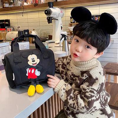 Китай Fashoion/2021 New Cute Portable Mickey Bowling Single Shoulder Bag Child Bag Cartoon Pattern Girls Fashion Casual Messenger Bag продается