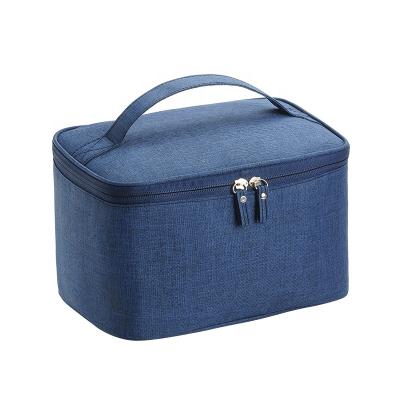 China Fashion travel make up cosmetic bag case and box multi-pocket cosmetic bag checker bag for sale