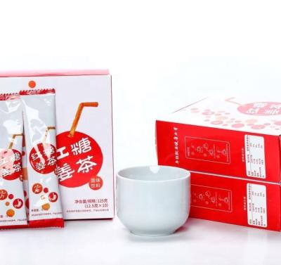 China Instant Ginger Instant Drinks 12.5gx10sachets/box OEM Honey Ginger Beverage for sale