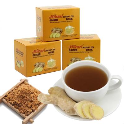 China Tea Drinks Brown Instant Sugar Ginger Drink, 6gx12'sx24boxes/ctn OEM, Ginger Tea with Brown Sugar, Brown Sugar Ginger Granule 1927 for sale