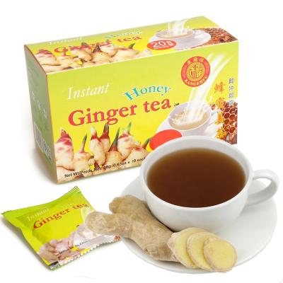 China Tea Drinks Brown Instant Sugar Ginger Drink, 18gx10'sx24boxes/ctn OEM, Ginger Tea with Brown Sugar, Brown Sugar Ginger Granule 1939 for sale