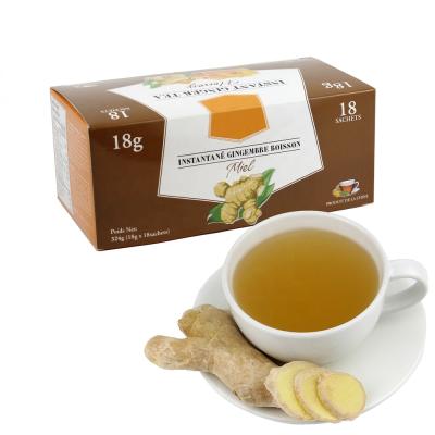 China Tea Drinks Instant Honey Ginger Drink, 18gx20'sx40boxes/ctn OEM, Ginger Tea with Honey 1940 for sale