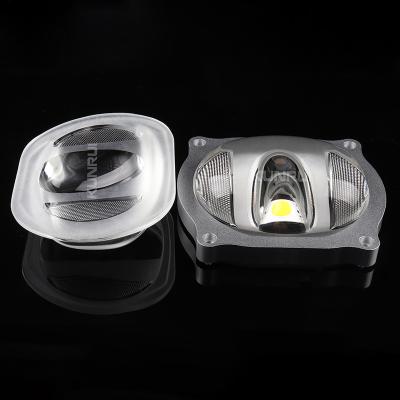 China Street Lamp Concave Convex Street Light Led Glass Cob Lens for sale