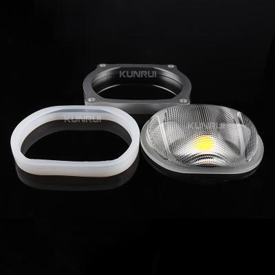 China LED street light led optical glass lens for street light for sale