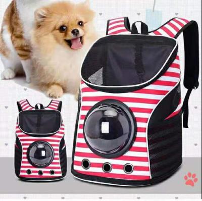 China Sustainable Durable Pet Small Animals Backpack Outdoor Canvas Space Capsule Bag for sale