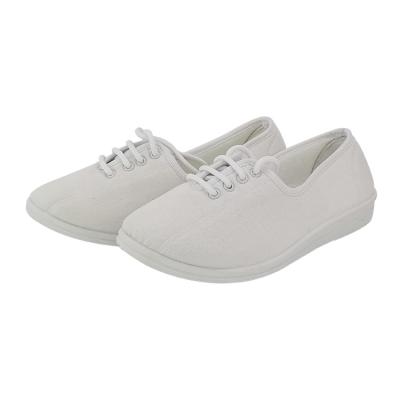 China Durable Canvas Breathable Daily Sneakers Natural Canvas Shoes for sale