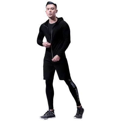 China Wholesale QUICK DRY Running Fitness Apparel Sportswear Shirts Sets Gym Hoodies Sports Use Plus Size T-shirts Training Jackets Mens Suits for sale