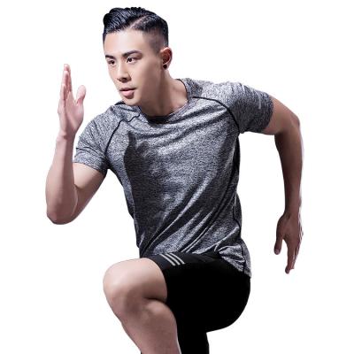 China Good Quality QUICK DRY Mens Summer Stretch Leisure Short Sleeves Fast Drying Breathable Mesh Ice Silk Jersey Sports T-Shirt for sale