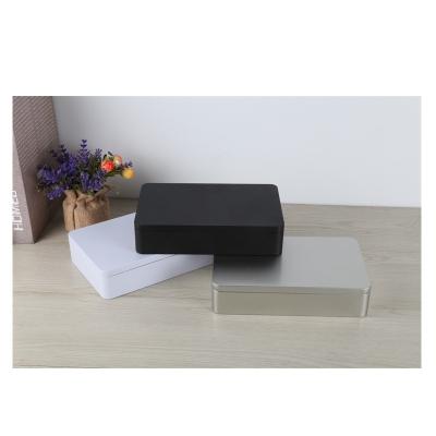 China Wholesale Rectangular Shape Chocolate Tin Box Cosmetic Square Tin Box Manufacturer Tin Storage Box for sale