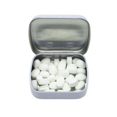 China Tin Box Chewing Gum Candy Packing Box Mint Metal Eco-Friendly Metal Paper Clip Case for sale