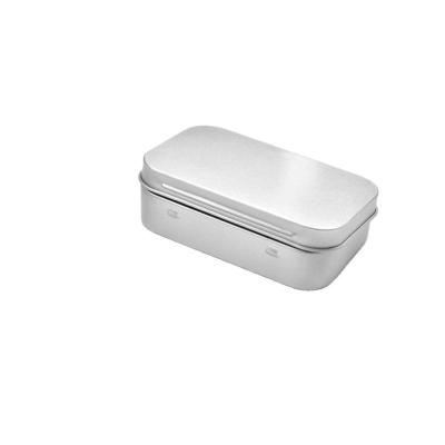 China Eco-friendly Hot Selling Tin Box Rectangular Candy Metal Box Food Container Mint Jewelry Box for sale