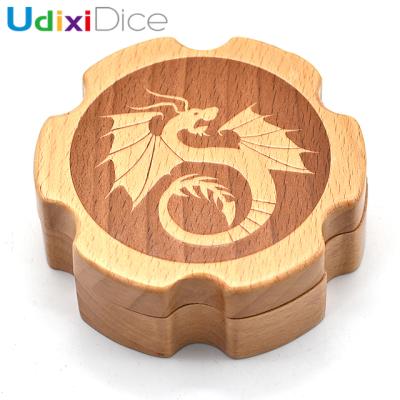 China Beech / Sapele Wood Hexagonal Bow DND Die Cut Box For Plastic , Metal , Gemstone Dies Lathe for sale