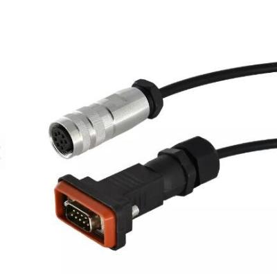 Chine AISG imperméables ROUISSENT le mâle de goupille du DB 9 de Pin Female To du cable connecteur 8 de contrôle à vendre