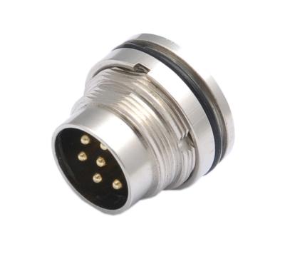 Cina Cavo a tenuta d'acqua 8 impermeabili neri Pin Round Connector di IP67 IP68 in vendita