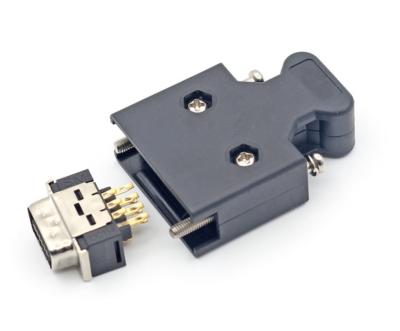 China Zilveren Oppervlakte 3M dat Scsi Zinc Die MDR 26 Pin Waterproof Panel Mount Connector giet Te koop