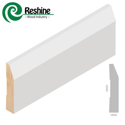 China door & Interior Primed Window Trim Molding Flooring Wood Skirting Board for sale