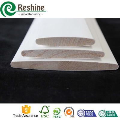 China Thin slat gesso paulownia main shutter slats for sale