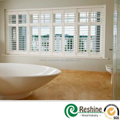 China Easy Assembled Decorative Indoor PVC Window Shutters for sale