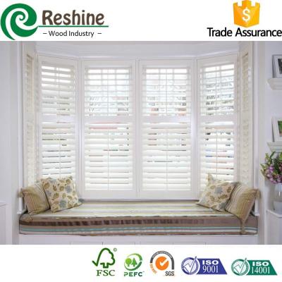 China Easy Assembled Polythene (Lead Free), Plastic Material and Shutters Type Popular China Plantation Shutters for sale