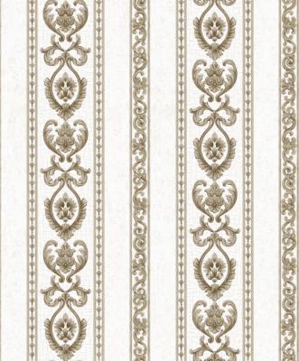 China Damask and traditional European stripes design vinyl wallpaper wall decor wallpaper for sale