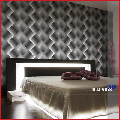 China Modern Vinyl Wallpaper / 3D Modern Bedroom Wallpaper for sale