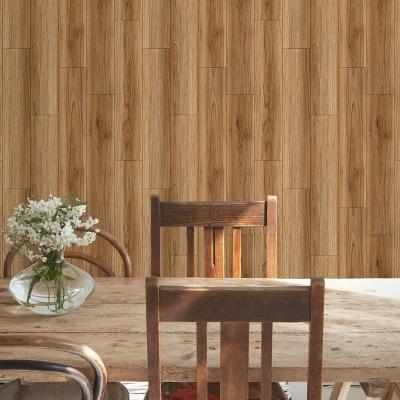 China 3D Design Modern Natural Wood Decorative Wallpaper for sale