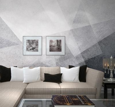 China Modern 3D Geometric Design Wallpaper Wall Murals Modern Nature 3D for sale