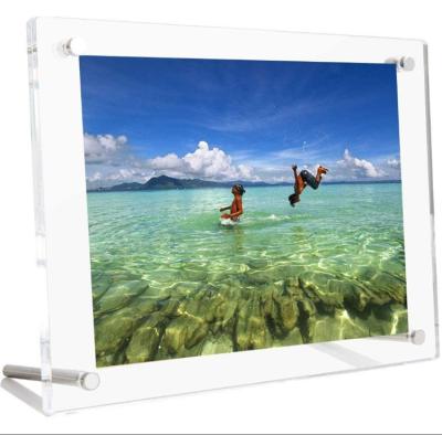 China New Acrylic Clear 8inch*10inch Rectangle Acrylic Fashion Custom Thin Framed Poster for sale