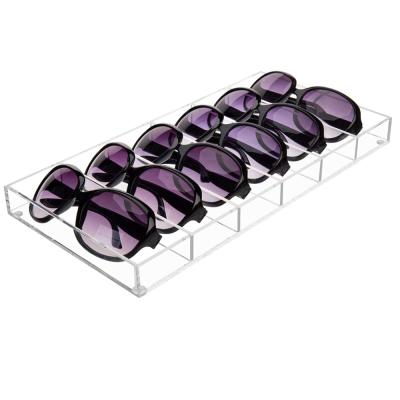 China Sustainable Home Use and Sun Glass Color Sunglasses Storage Display Box Custom Size Acrylic Boxes for sale