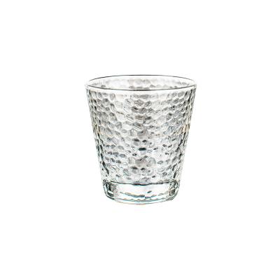 China Viable New Phnom Penh Water Cup Hammer Home Glass Transparent Tea Cup for sale