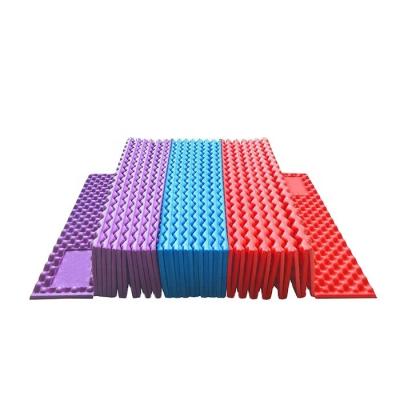 China 2021Outdoor Camping Beach Pad Factory XPE Foam Egg Crate Sleep Mattress Foam Folding Pad Waterproof And Moisture-Proof Mat for sale